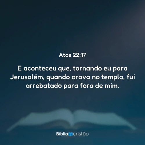 Atos 22:17