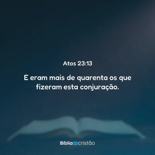 Atos 23:13