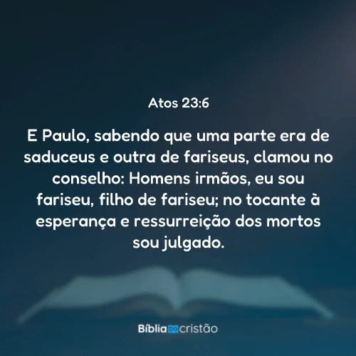 Atos 23:6