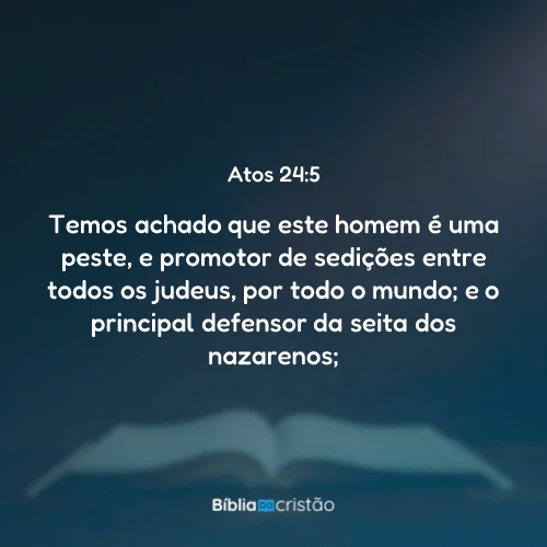 Atos 24:5