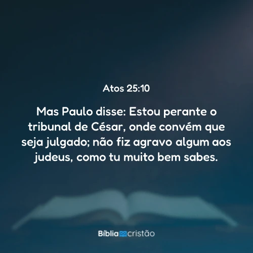 Atos 25:10