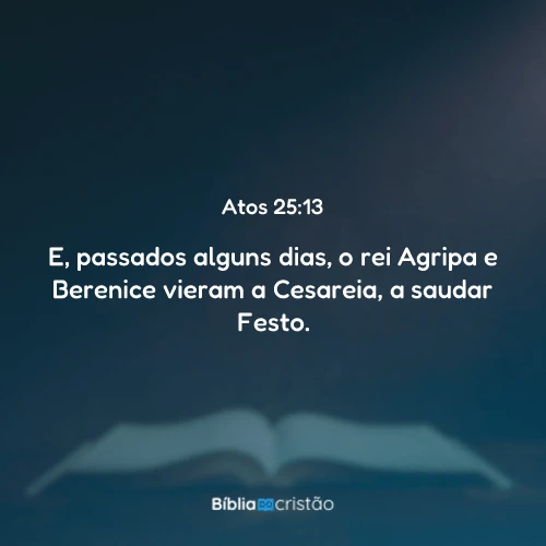 Atos 25:13