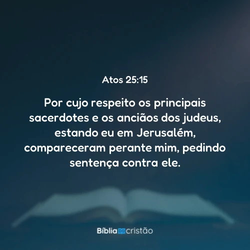 Atos 25:15