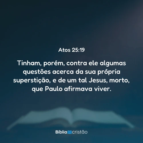 Atos 25:19