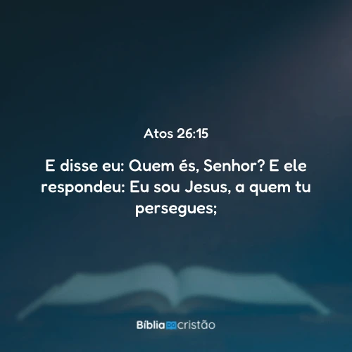 Atos 26:15