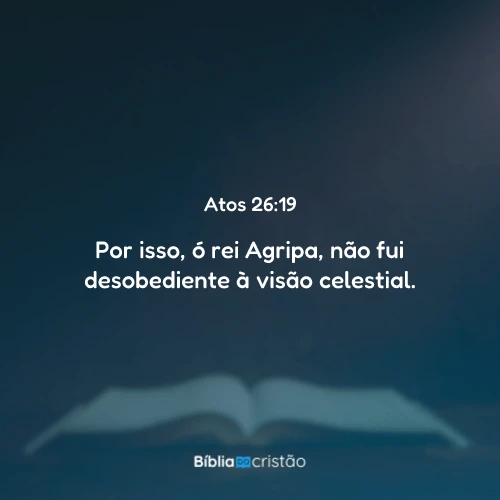 Atos 26:19