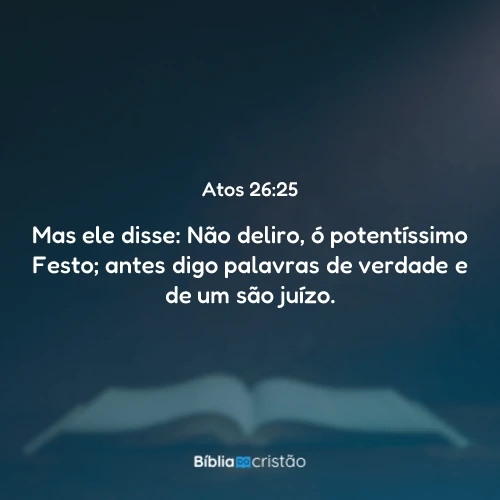 Atos 26:25
