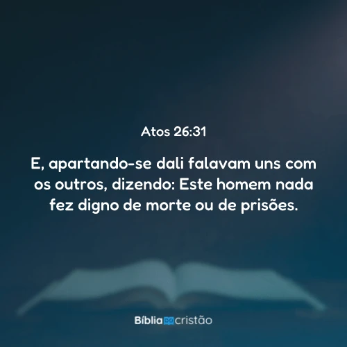 Atos 26:31