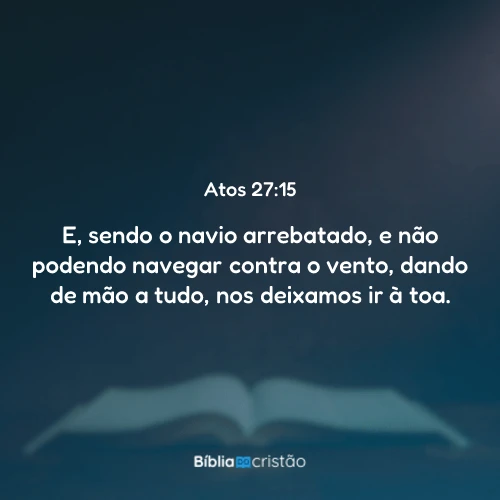 Atos 27:15