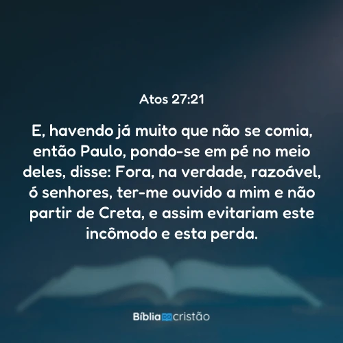 Atos 27:21