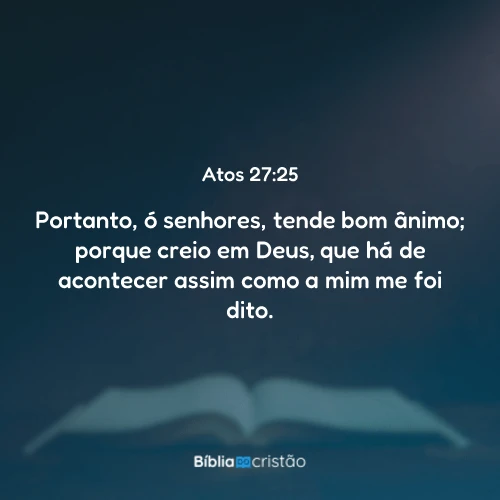 Atos 27:25