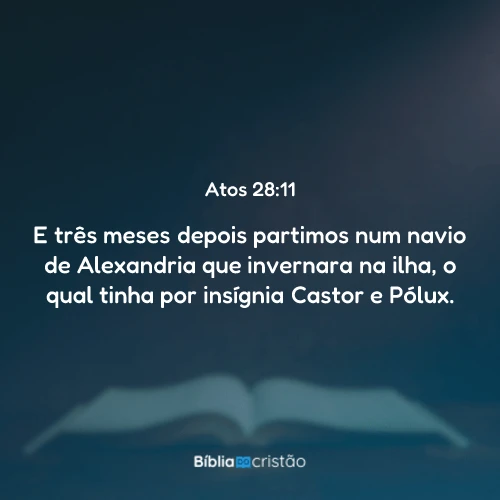 Atos 28:11