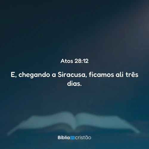 Atos 28:12