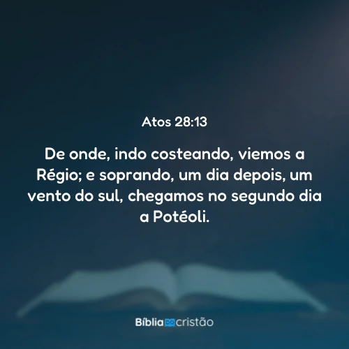 Atos 28:13