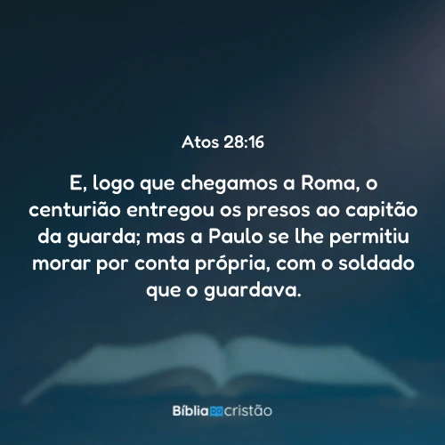 Atos 28:16