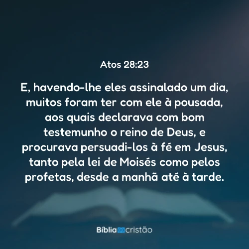 Atos 28:23