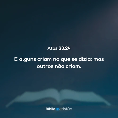 Atos 28:24