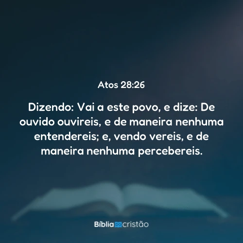 Atos 28:26