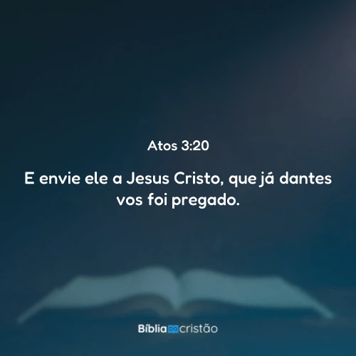 Atos 3:20