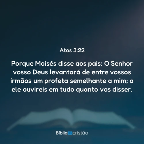 Atos 3:22