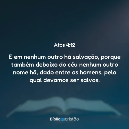 Atos 4:12