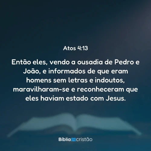 Atos 4:13