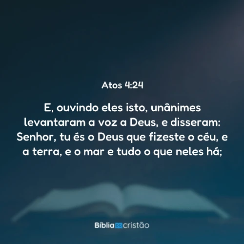 Atos 4:24
