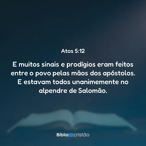 Atos 5:12