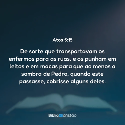 Atos 5:15