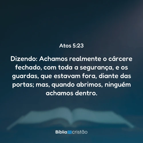 Atos 5:23