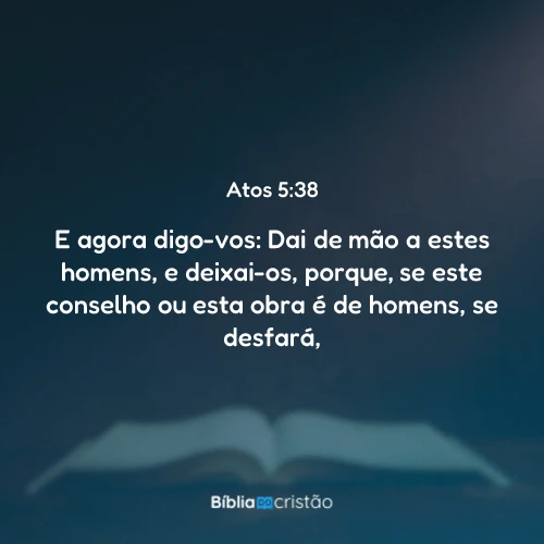 Atos 5:38