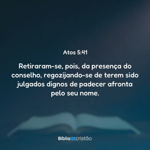 Atos 5:41