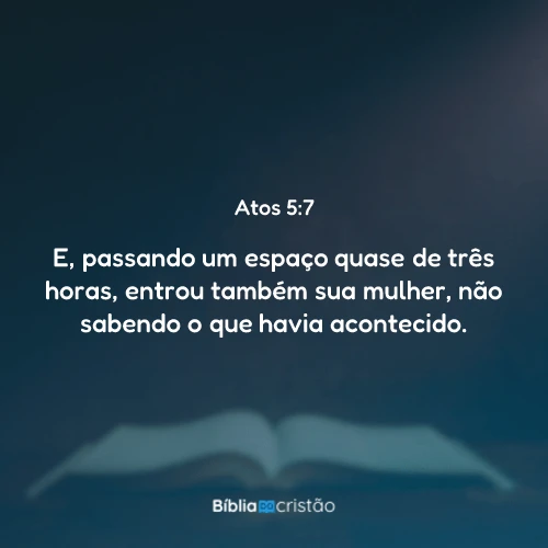 Atos 5:7