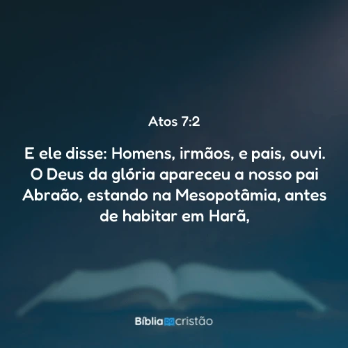 Atos 7:2