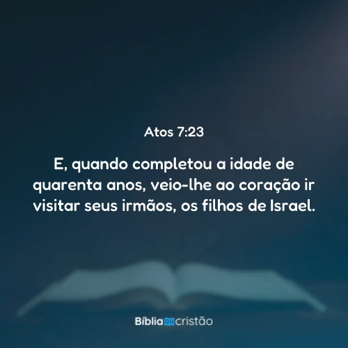 Atos 7:23