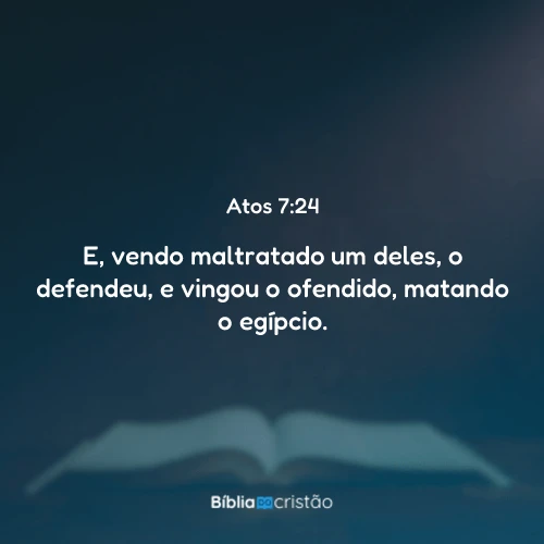 Atos 7:24