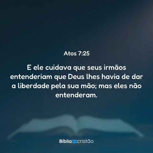 Atos 7:25