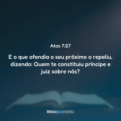 Atos 7:27