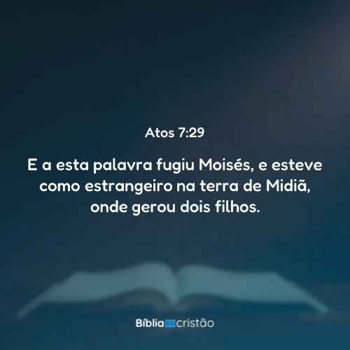 Atos 7:29