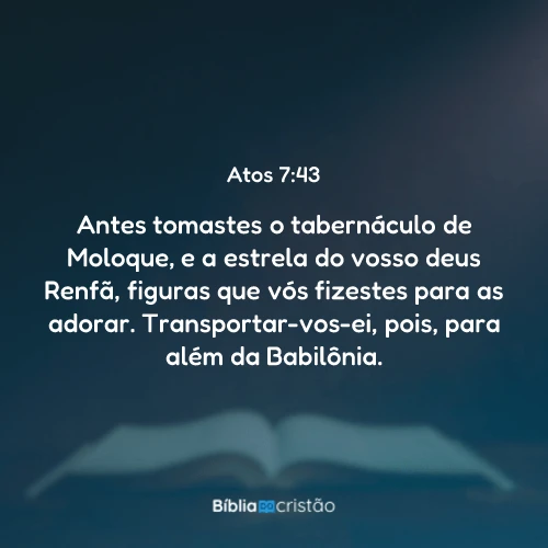 Atos 7:43
