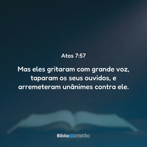 Atos 7:57