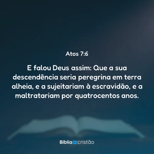 Atos 7:6