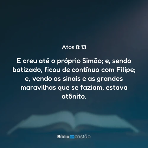 Atos 8:13