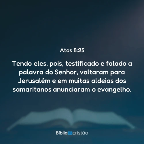 Atos 8:25