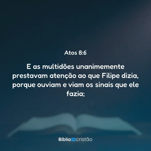 Atos 8:6