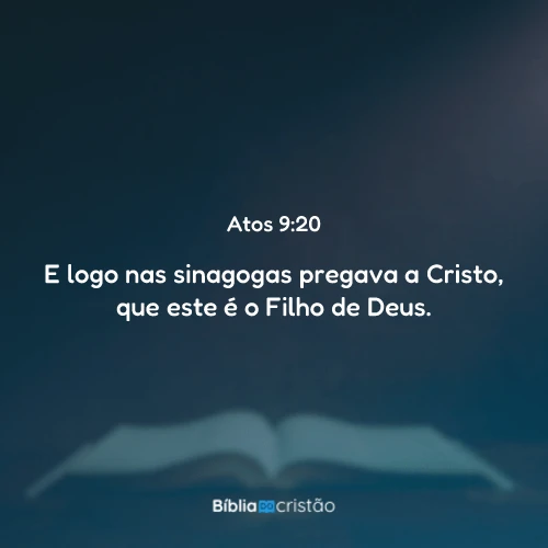 Atos 9:20