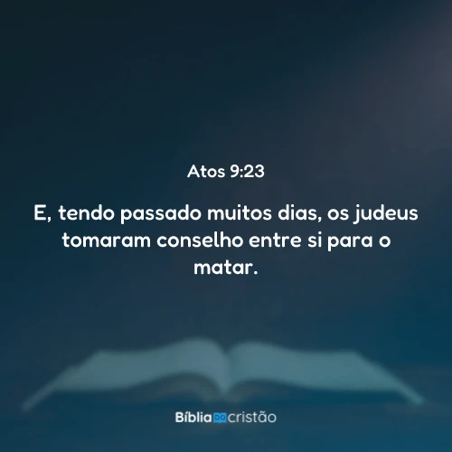 Atos 9:23