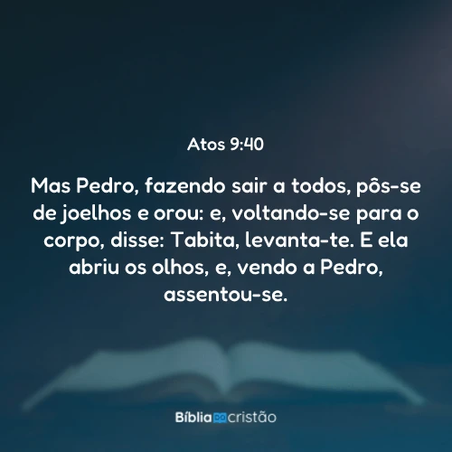 Atos 9:40