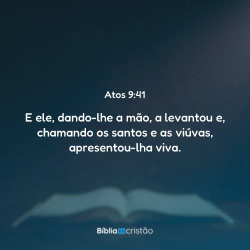 Atos 9:41
