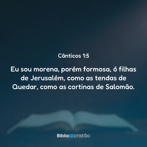 Cânticos 1:5